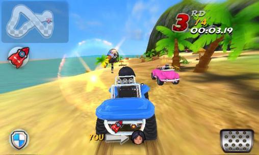 Kart racer 3D captura de pantalla 1