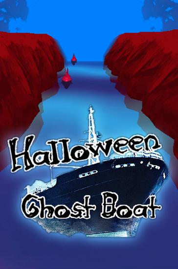 Ghost boat: Halloween night Symbol