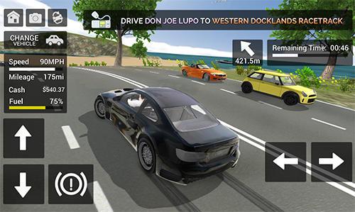 Gangster crime car simulator captura de tela 1