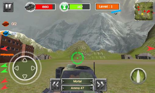 Battlefield of tanks 3D pour Android
