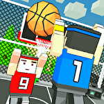 Cubic basketball 3D icon