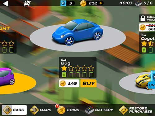 Splash cars for iPhone