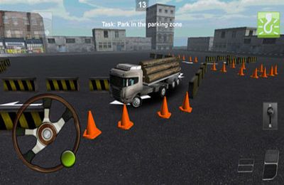 El parking de los camiones 3D para iPhone gratis