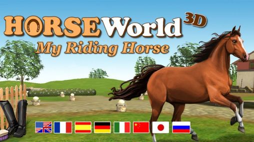 Horse world 3D: My riding horse captura de tela 1