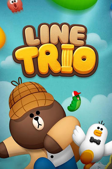 Line trio ícone