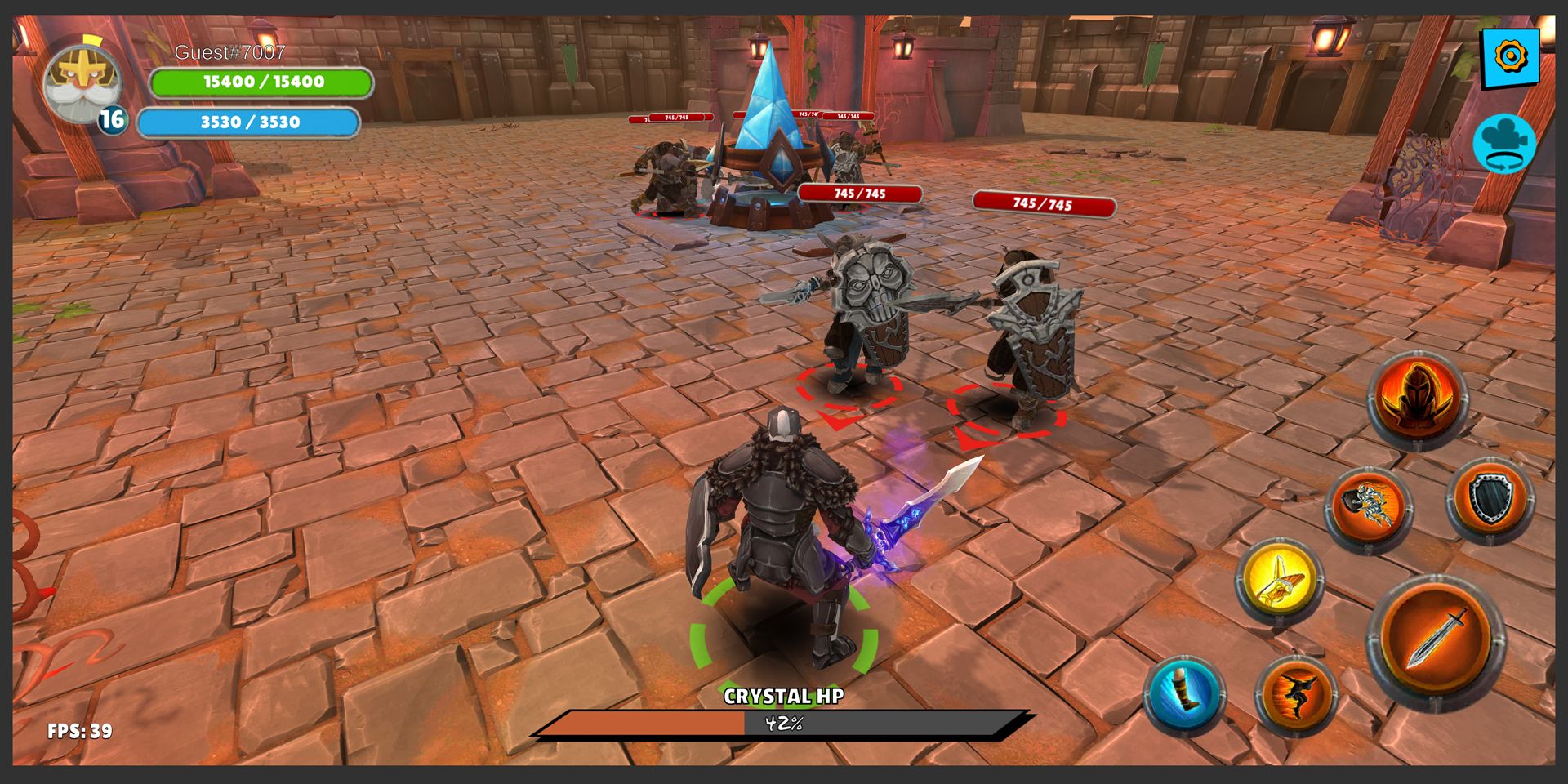 Knights Life - Hero Defense Онлайн ПВП Арена и РПГ скриншот 1