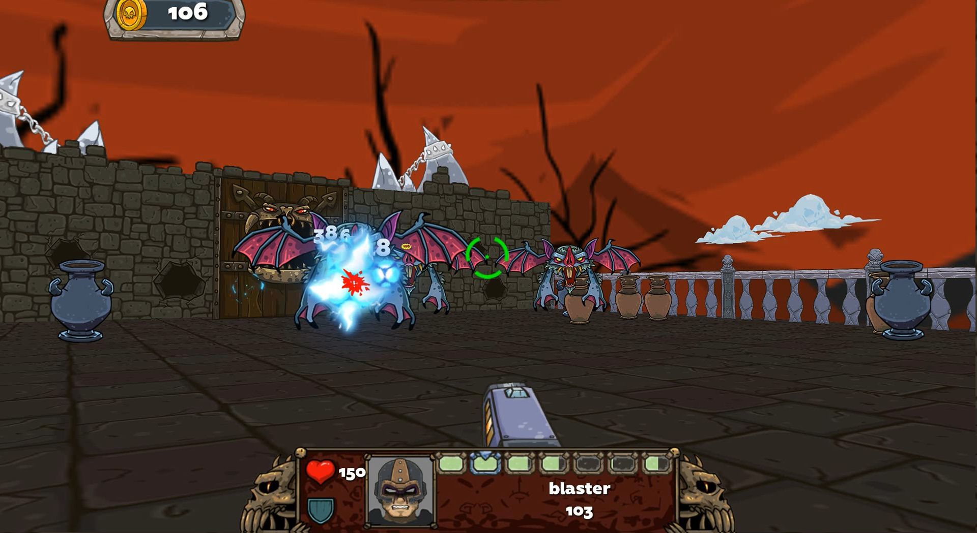 Demon Blast - 2.5d game retro fps スクリーンショット1
