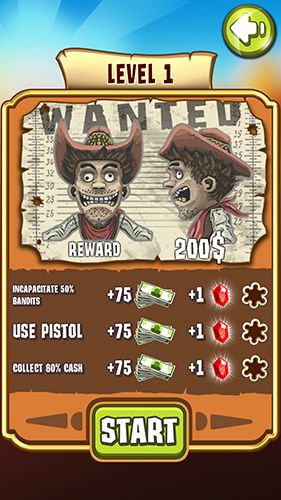 Shoot and run: Western for iPhone for free
