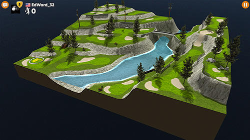 Stickman cross golf battle скриншот 1