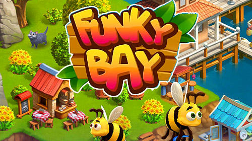 Funky bay: Farm and adventure game captura de tela 1