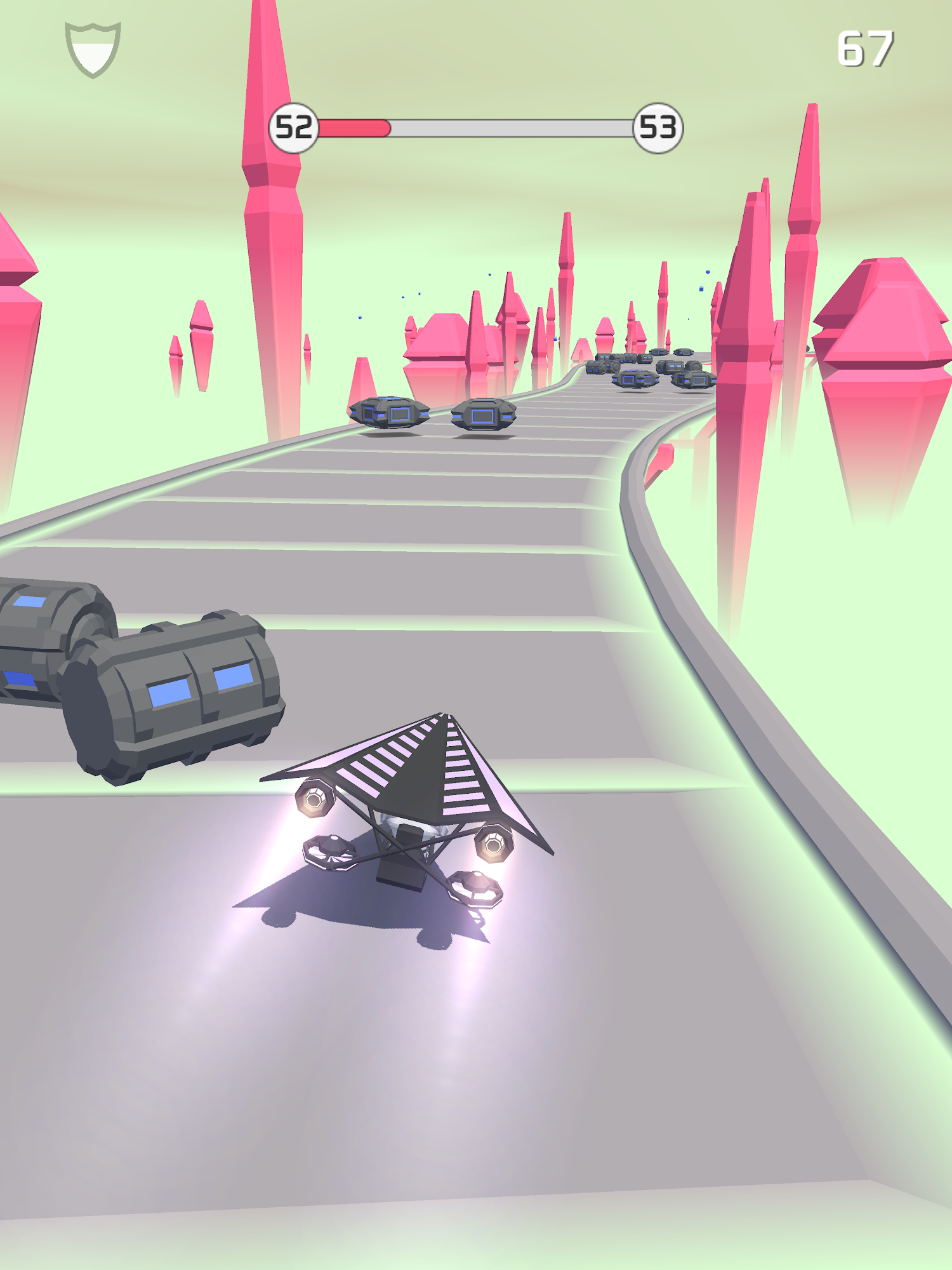 Bob's Cloud Race: Casual low poly game for Android