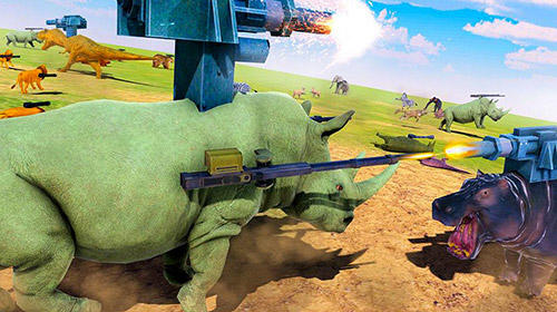 Beast animals kingdom battle: Epic battle simulator capture d'écran 1