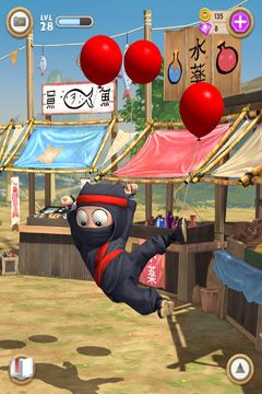 Ninja maladroit pour iPhone gratuitement