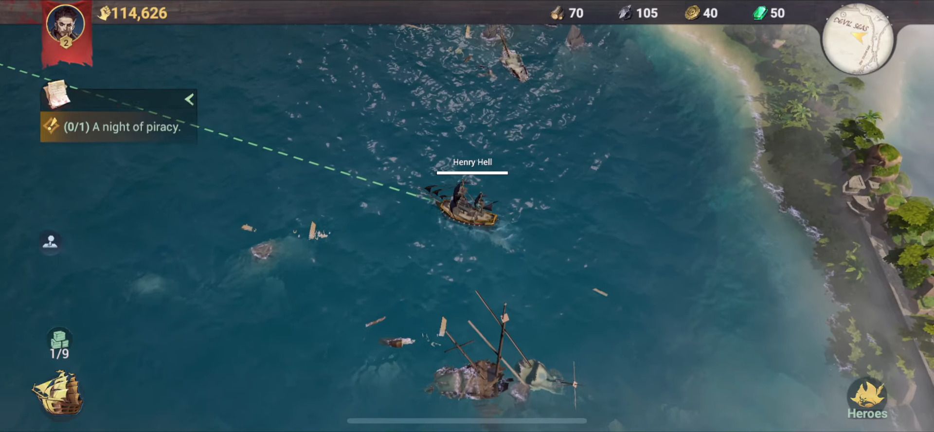 Sea of Conquest: Pirate War скриншот 1