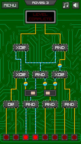 Circuit scramble: Computer logic puzzles for Android
