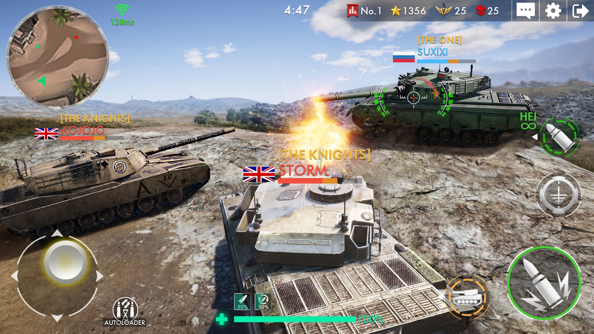 Tank Warfare: PvP Battle Game for Android