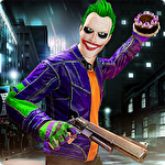 City gangster clown attack 3D Symbol