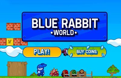 логотип Мир голубого кролика
