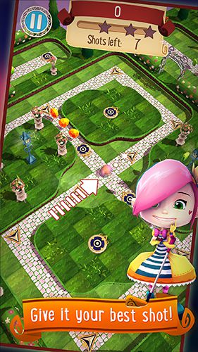 Alice im Wunderland: Puzzle Golf Abenteuer für iPhone kostenlos