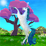 Unicorn Family Simulator 2: Magic horse adventure icône