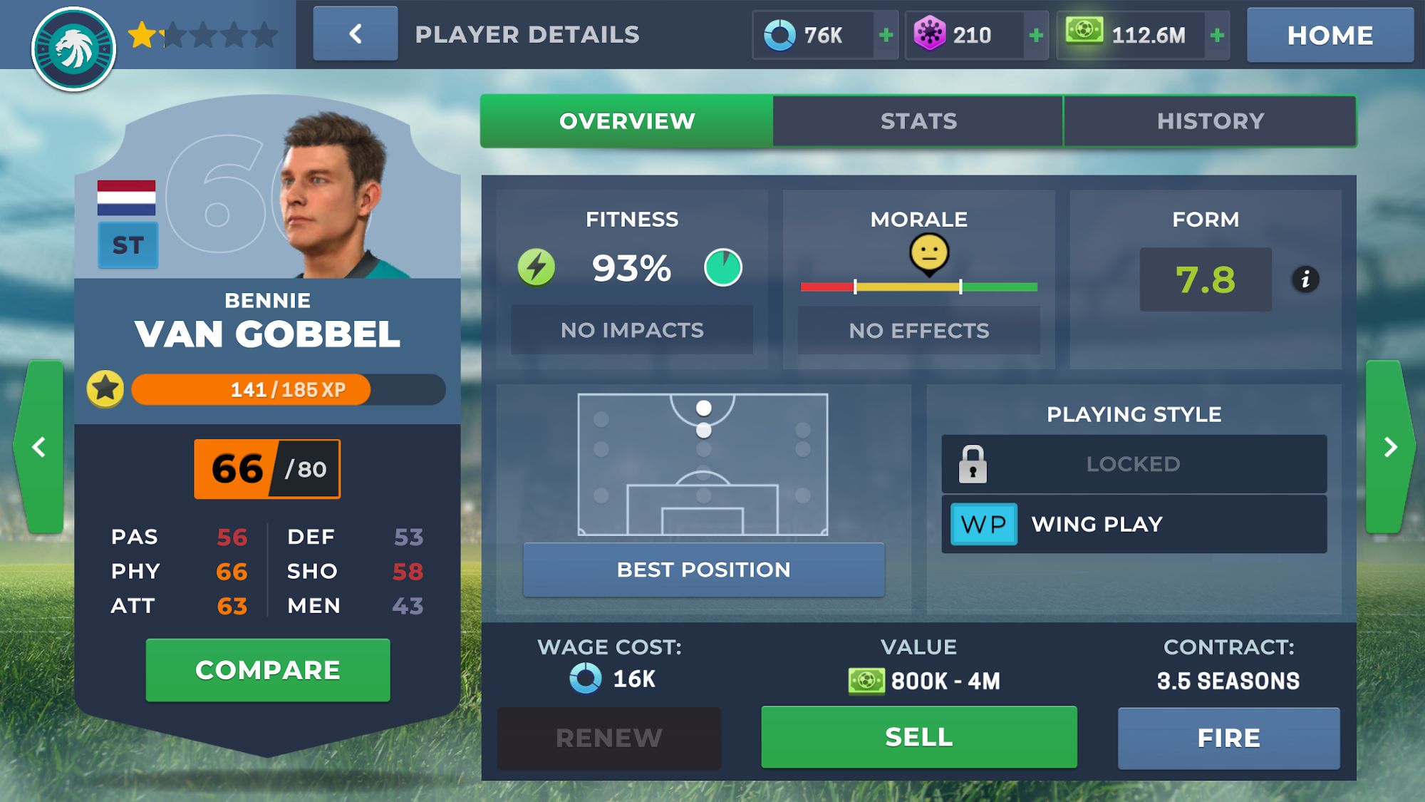 Matchday Manager: Football screenshot 1