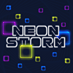 Neon storm icon