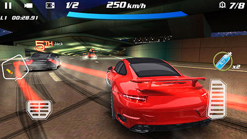 Crazy racing car 3D screenshot 1