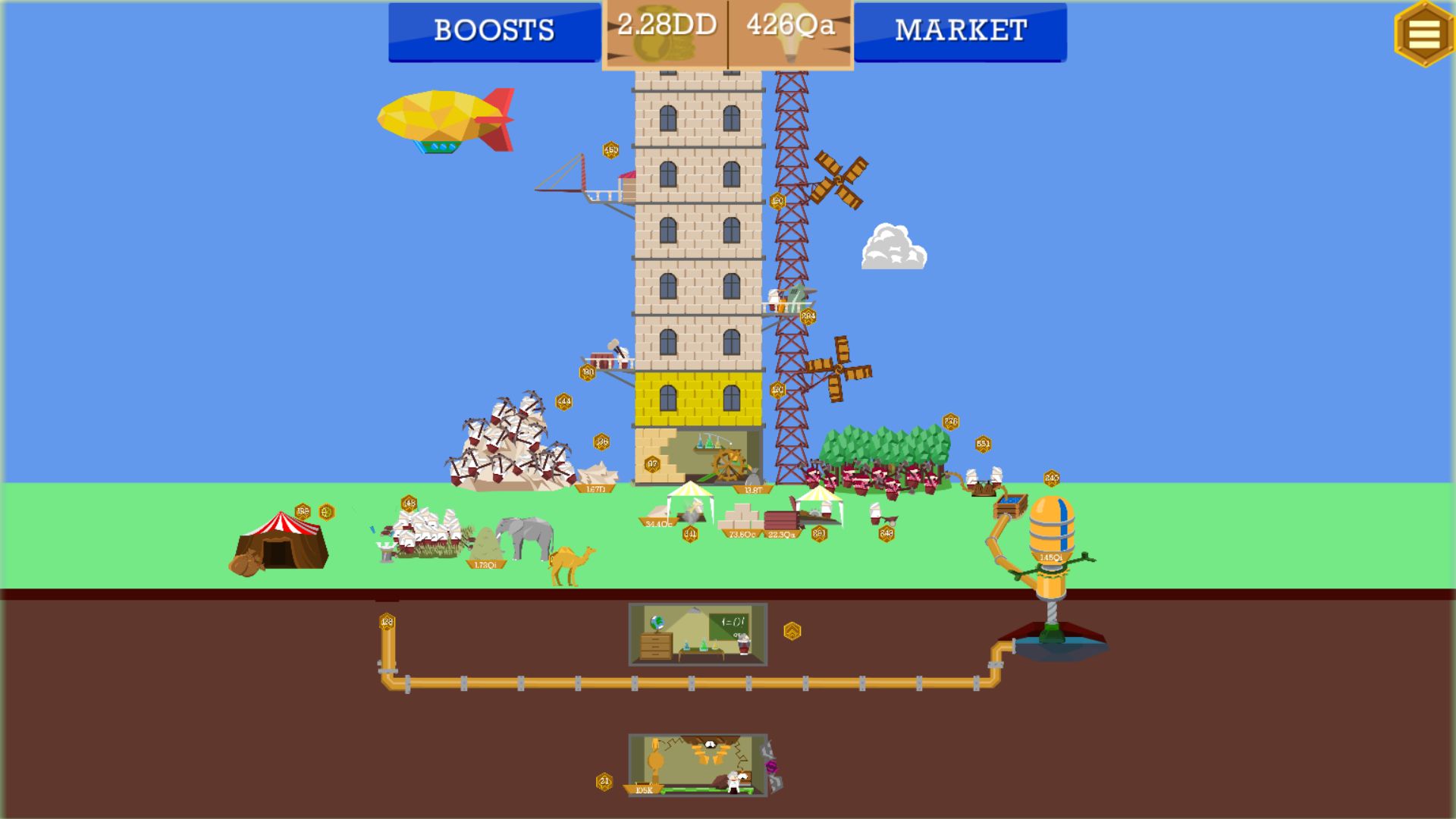 Idle Tower Builder: construction tycoon manager for Android