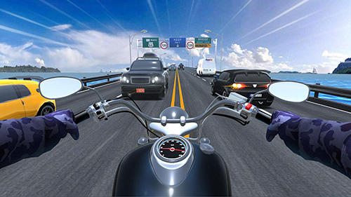 Motorcycle rider screenshot 1