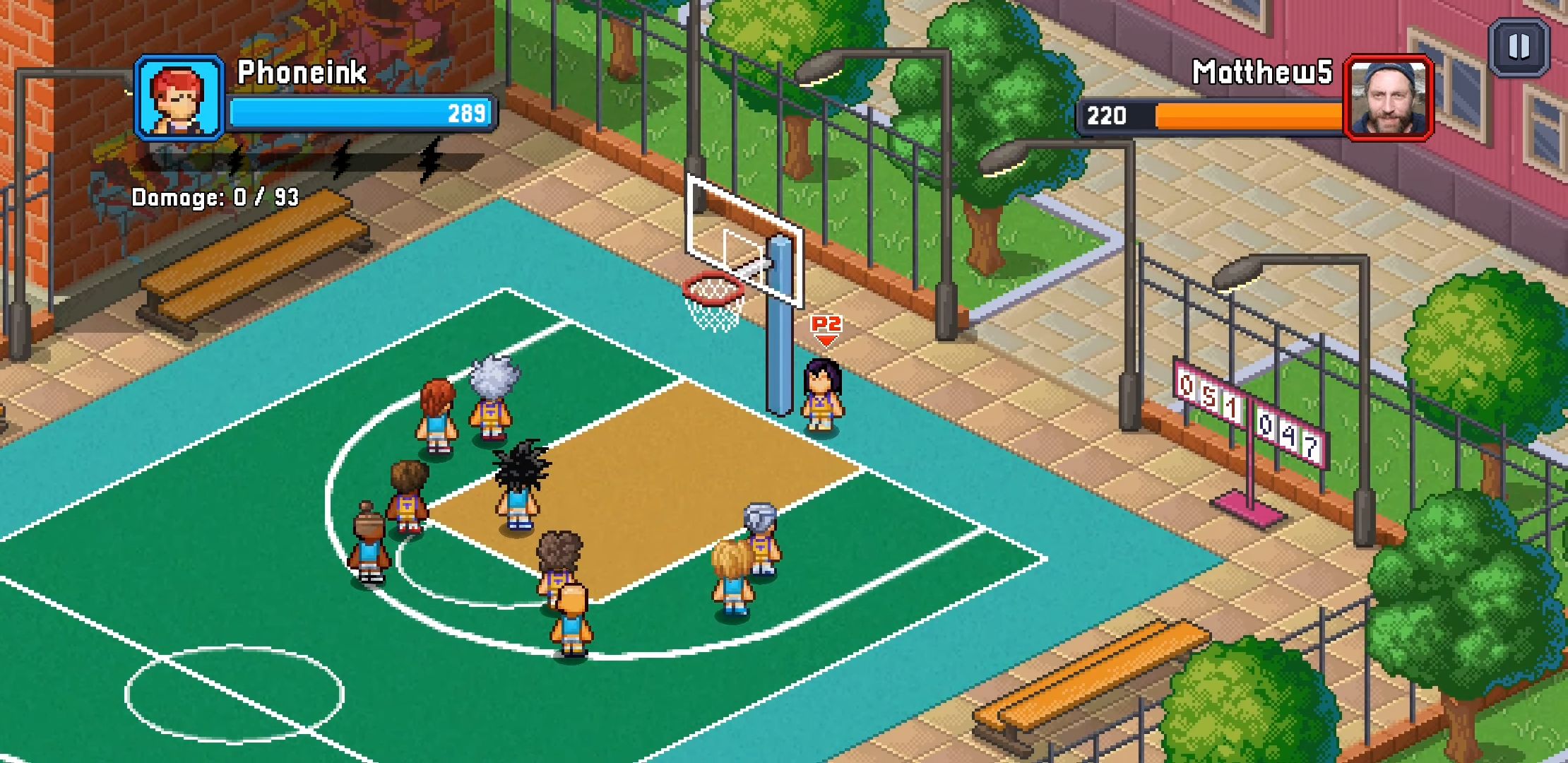 Pixel Basketball: Multiplayer скріншот 1
