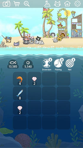 Kitty cat island: 2048 puzzle für Android