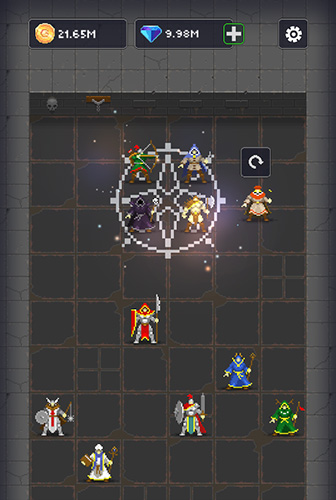 Dunidle: Idle pixel dungeon captura de tela 1