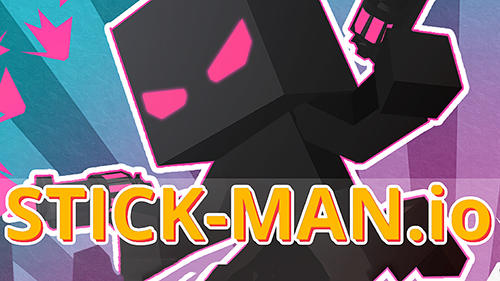 Stickman.io: The warehouse brawl. Pixel cyberpunk captura de pantalla 1