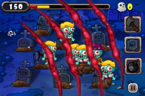 Zombies vs. thumbs for iPhone