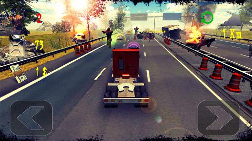 Road fury: Zombies 3D capture d'écran 1