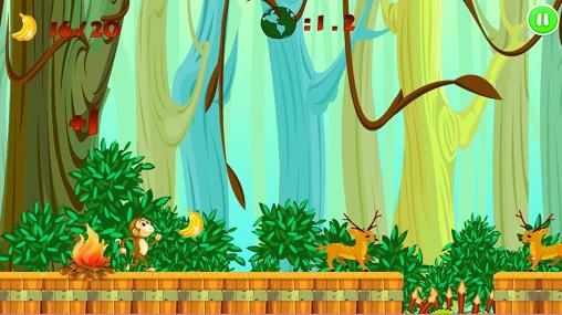 Jungle monkey run für Android