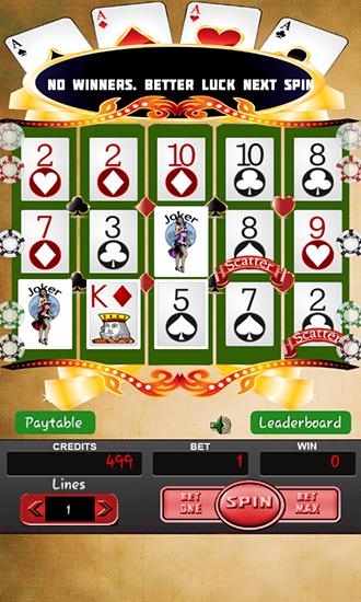 video poker slot machines free