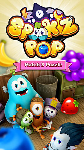 Spookiz pop: Match 3 puzzle captura de pantalla 1