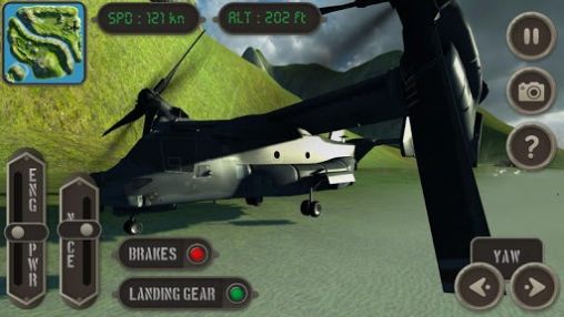 V22 Osprey: Flight simulator captura de pantalla 1