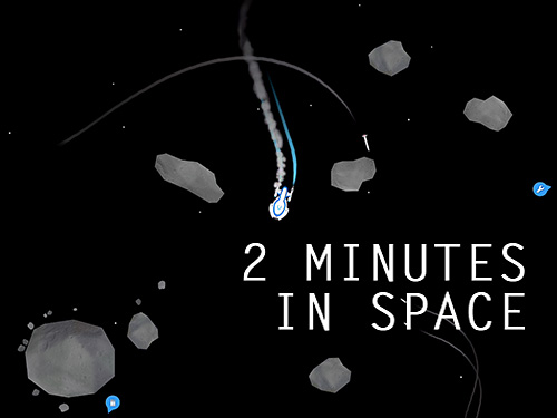 2 minutes in space: Missiles and asteroids survival screenshot 1