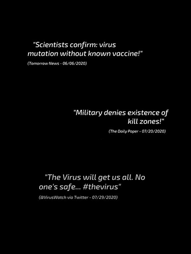 The virus: Cry for help in Russian