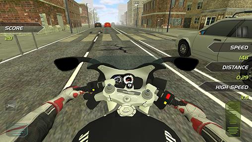 Highway motorbike rider for Android