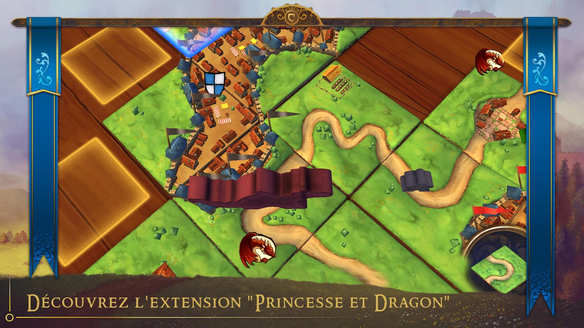 Carcassonne: Official Board Game -Tiles & Tactics capture d'écran 1