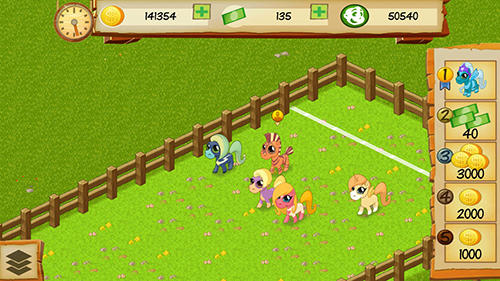 Pony park tycoon captura de pantalla 1
