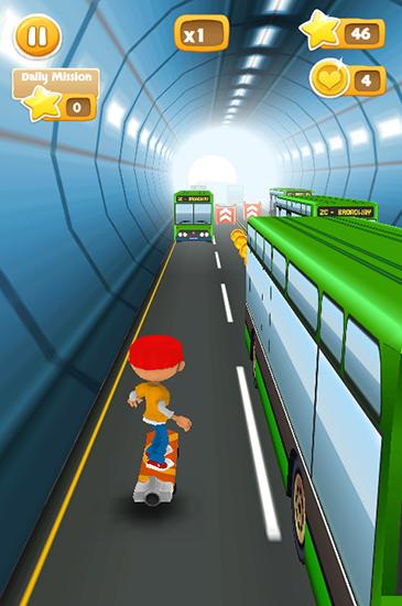 Subway 4 lane: Surfer for Android