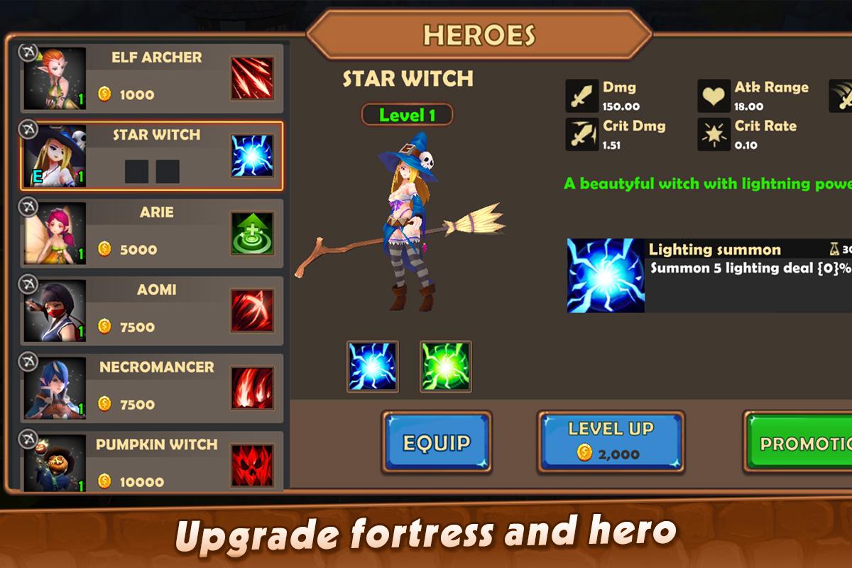 Castle Rush: Hero defender & Idle defense for Android