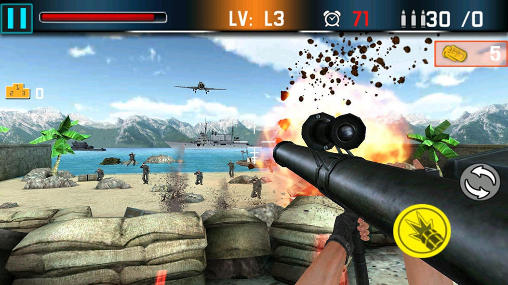 Shoot war: Gun fire defense screenshot 1