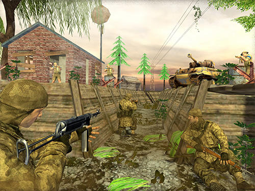 Jogo de Guerra e Tiro Fps Para Celular World War 2 Battle Combat