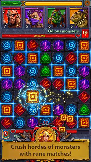 Heroes and puzzles screenshot 1