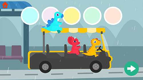 Dinosaur bus captura de pantalla 1